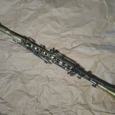 Elkhart Cavalier metal clarinet, USA, Silver-finish, Good Condition image 9