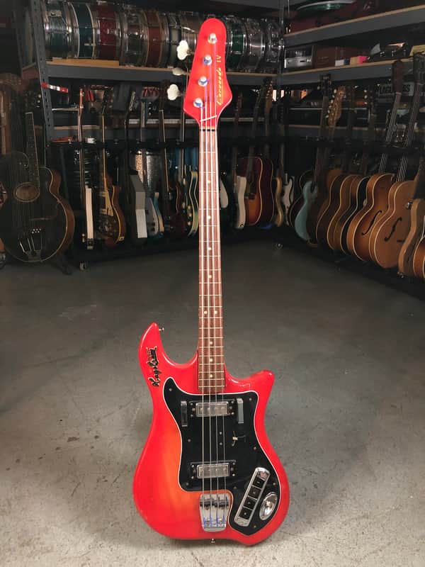 Wilco Loft Shop - 1966 Hagstrom Coronado IV Electric Bass Owned by Jeff Tweedy image 1