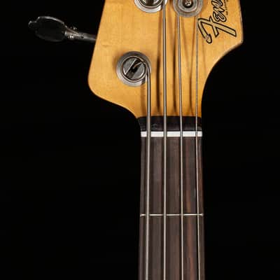 Fender Flea Jazz Bass, Rosewood Fingerboard, Road Worn Shell Pink Bass Guitar (983) image 5