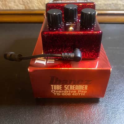 Ibanez TS808 Tube Screamer 40th Anniversary 2019 Ruby Red Sparkle image 5
