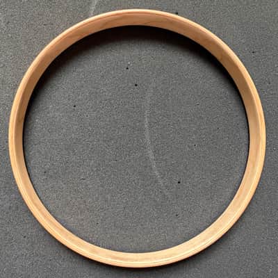 Craviotto 10" Wood Hoops with Red Inlay image 4