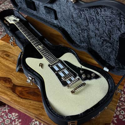 Duesenberg Alliance Dave Baksh Paloma White Sparkle - incl. Case - NEW image 20