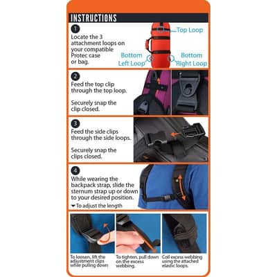 PROTEC PROTECH / Backpack Strap BPSTRAP (for PROTECH cases only) image 4