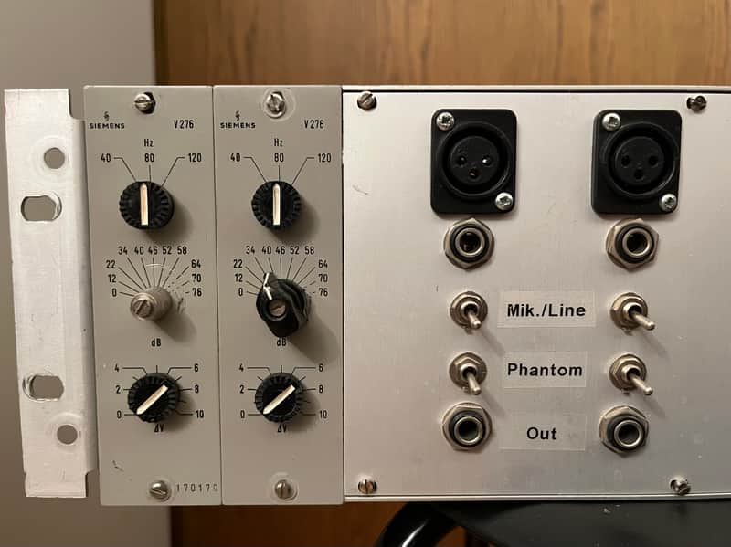 Immagine Siemens V276 Preamp 2x Rack Vintage 60s - 1