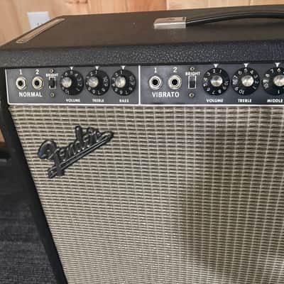 Fender Super Reverb 2-Channel 40-Watt 4x10" Guitar Combo 1963 - 1967 - Black Panel image 17