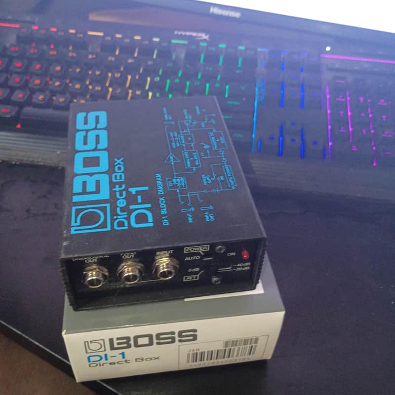 Boss DI-1 Direct Box 1985 - Present - Black