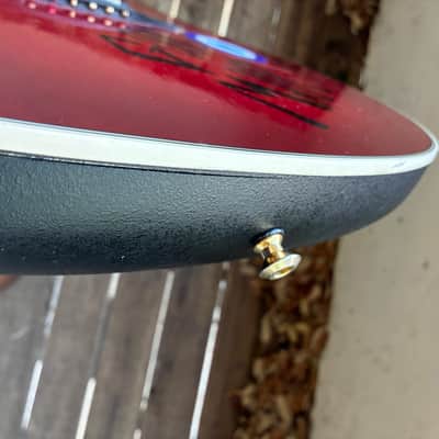 RESD Ovation Legend - Red Cherry USA Made Acoustic Electric Guitar Bowl back image 11