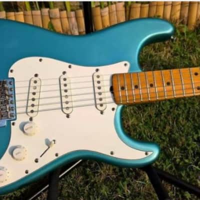 1982 Blue Fernandes Revival Stratocaster image 22