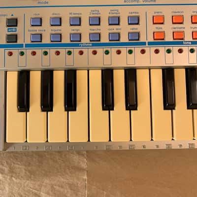Liwaco LW-640 1980s - Grey 32key Keyboard Synthesizer Japan Casio PT-80 clone VGC image 5