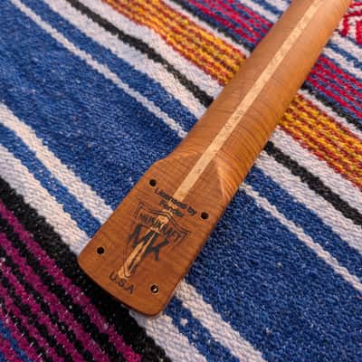 4A Roasted Flame Maple Musikraft Neck image 4