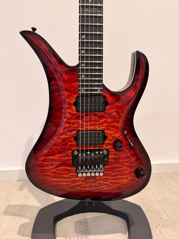 Siggi Braun Little Crow Magma Burst 2020 - 5A quilted maple Magma burst image 1