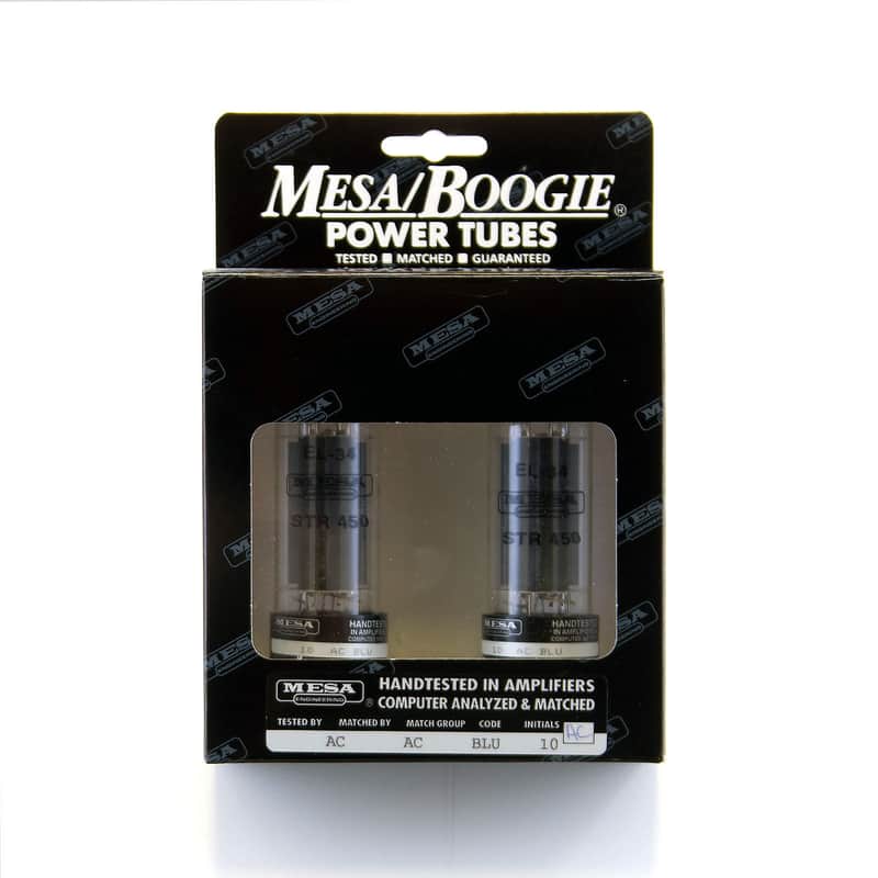 Mesa Boogie Amps STR-450 EL34 Duet - NOS Siemens Power Tubes - Matched Pair! image 1