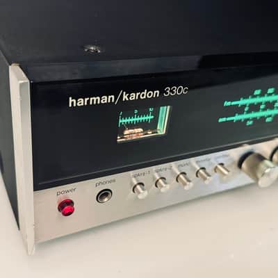 Vintage Harman Kardon 330c AM/FM Stereo Solid State Receiver - Serviced + Cleaned + LED image 2