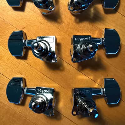 Jin-Ho Sperzel-Clone Locking Tuning Machines -- 3 x 3; Chrome; Mint Condition image 2