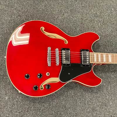 Ibanez AS73-TCD Artcore Semi Hollow Electric Guitar Transparent Cherry Red image 3
