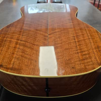 Taylor W-14 PRESENTATION SERIES 1 of 1 USA 1998 FLAME WALNUT KUJO Custom Shop Masterbuilt Acoustic Guitar W14 K14 K Master Built GA Grand Auditorium TIME CAPSULE CASE QUEEN RARE! RARE! RARE! image 4