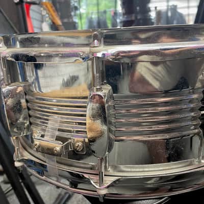 JZ Snare Drum 14" x 5.5" - Silver - New SA-0114-00 Drum Head Included image 13
