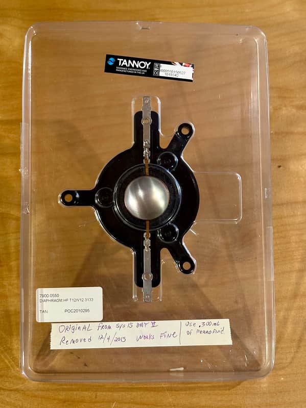 Tannoy Tweeter Diaphragm HF79000550 for System 12 or 15 image 1