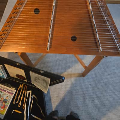 HAMMERED Dulcimer Pigeon River Music/ Dale Ward Pigeon River string instruments Hammered Dulcimer 1990's vintage Excellent Conition image 4