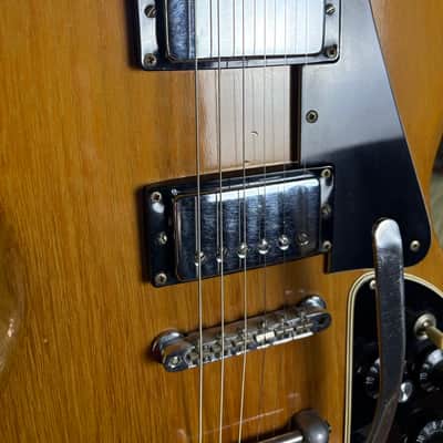 1971 Gibson SG Deluxe Natural Finish w/ Bigsby, Original T-Tops, OHSC 6.5lbs image 7