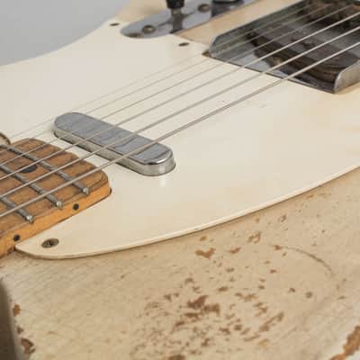 Fender Telecaster Solid Body Electric Guitar (1958), ser. #026990, black tolex hard shell case. image 16
