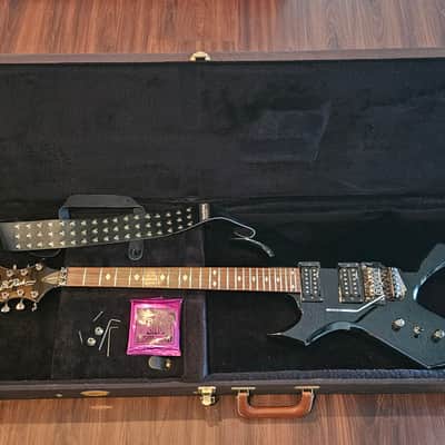 Left Handed 2002 BC Rich Warlock NJ Series - Black w/ case and more image 1