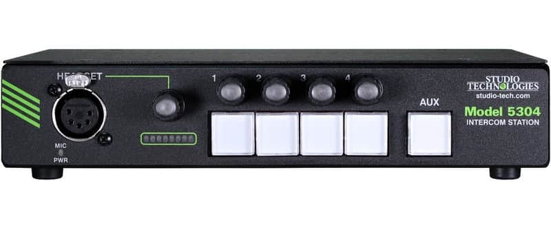 Studio Technologies MODEL-5304 Advanced, 4-channel intercom user device for Dante audio-ove image 1