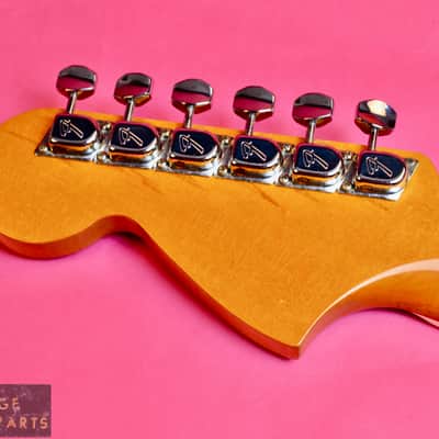Vintage 1968 Fender Jaguar Neck - Original Lake Placid Blue Finish - Bound with Blocks!  100% image 14