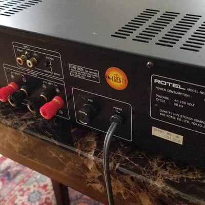 Nice Audiophile Rotel RB-870 BX 100 Watt Amplifier | Reverb