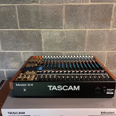TASCAM Model 24 Multitrack Recorder / Mixer / USB Interface - Black with Wood Cheeks image 2
