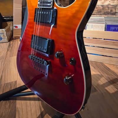 ESP E-II NT-II - Tiger Eye Amber Fade image 11