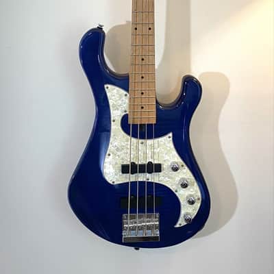 Dean Hillsboro Trans Blue Flamed Maple Bass W/Gig Bag and Free Shipping image 4