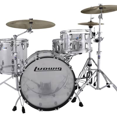 Ludwig *Pre-Order* Vistalite Clear Custom 14x24/16x16/8x12 Acrylic Kit Drums Shell Pack | Made in the USA | Special Order | Authorized Dealer image 3