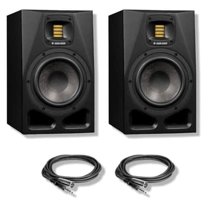 Adam Audio A7V Studio Monitor (Pair) with Balanced Interconnect Cables image 1
