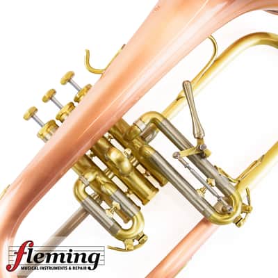 Schilke 1041FLC-L Professional Flugelhorn - Brushed Lacquer with Copper Bell image 6