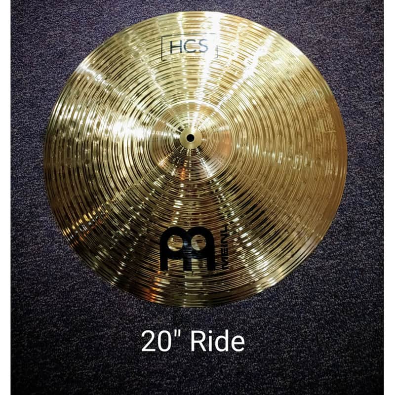 Meinl Cymbal Set, 14 Hi Hat, 16 Crash, 20 Ride image 1