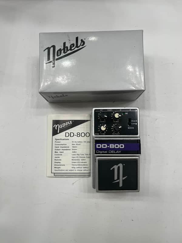 Nobels DD-800 Digital Delay Echo Rare Vintage Guitar Effect Pedal + Box image 1