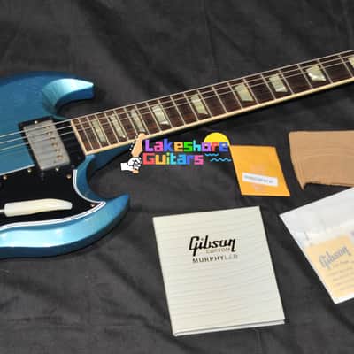 Gibson Custom Shop Murphy Lab '64 SG Standard Reissue Light Aged 2022 - Antique Pelham Blue image 2