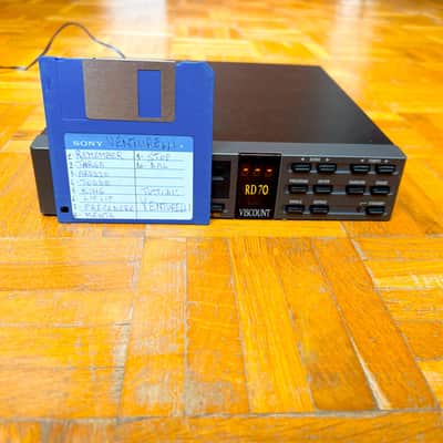 Viscount RD70 (Italy,1990s) Vintage MIDI Data Filer & Sequence Playback Unit (Floppy Disk MIDI Recorder)! image 11