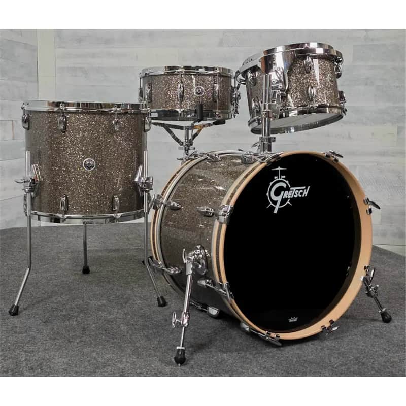 Used Gretsch Brooklyn 4pc Drum Set Twilight Glass - Very Good image 1