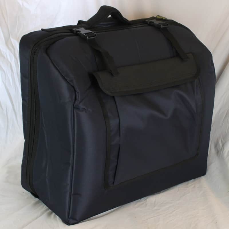 NEW Blue Fuselli Soft Case Gig Bag for Accordion 19.5" x 16.7" x 8" - M Fits Compact 37-96 Bass Accordions image 1