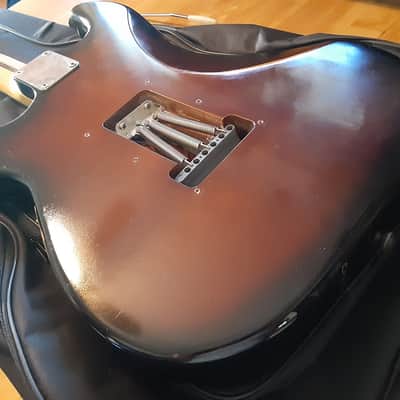Cort Strat Copy SSS Tremolo 2003 Relic'd Dark Burst w/Bag by Guitars For Vets image 11