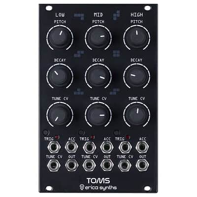 Erica Synths Toms Eurorack Drum Module (Black) image 3