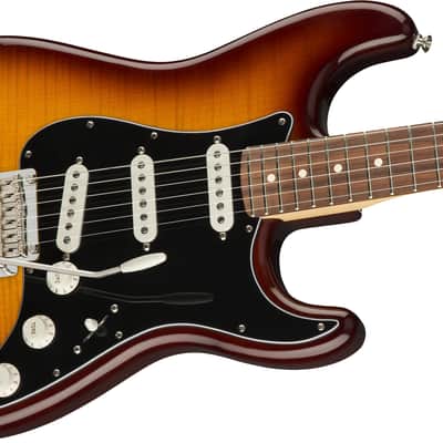 Fender Player Stratocaster Plus Top with Pau Ferro Fretboard 2018 - 2024 - Tobacco Sunburst image 4