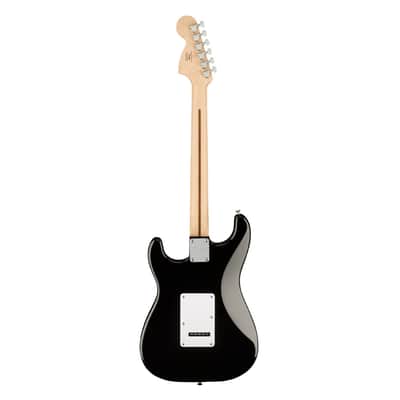 Used Squier Affinity Series Stratocaster - Black w/ Maple FB image 8