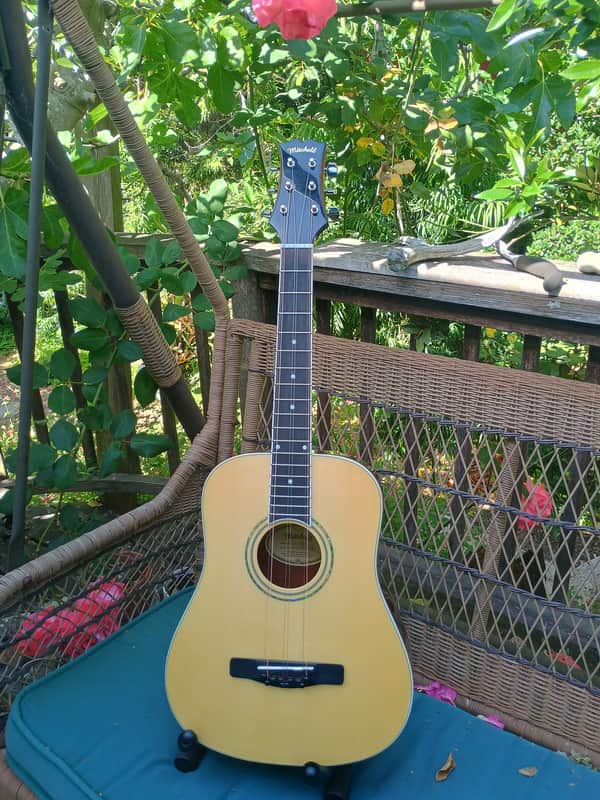 Cuban Tres/Tres Cubano Conversion of Mitchell  DJ 120-N travel guitar image 1