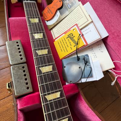 2025 Gibson M2M Custom Shop ‘57 Reissue R7 Murphy Ultra Light Aged Stinger - British Racing Green image 23