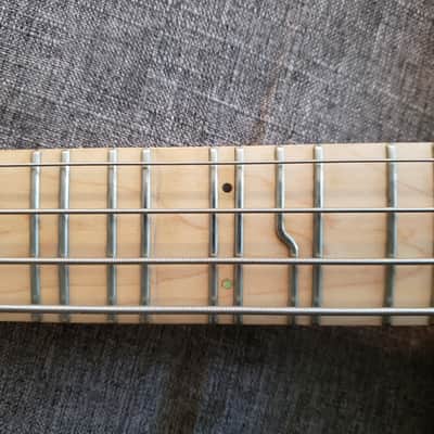 Extremely Rare G&L ASAT Bass Late 90's Blue Burst With Factory Microtonal / Quarter Tone Fretboard image 5