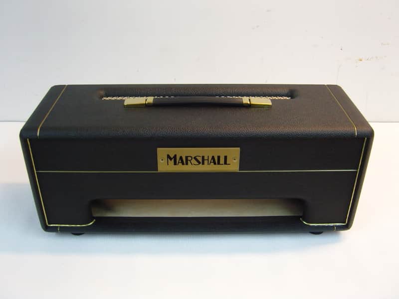 Marshall Plexi / Bluesbreaker / JTM / 18W style Custom Headshell Gehäus / Black Amp Shell image 1