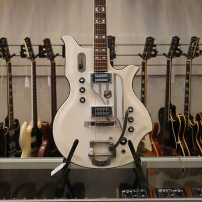 1965 National Glenwood 99 Snow White Electric Guitar image 3